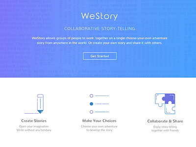 WeStory story ui