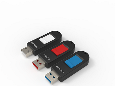 Flash drive Modeling and renderings branding design illustration industrial design logo product design rendering