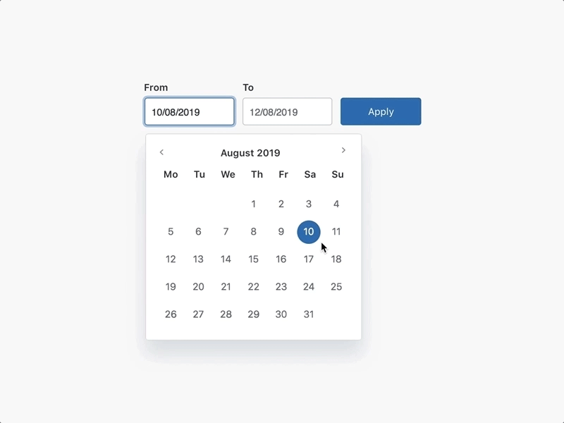 Date pickers date picker design system product design zendesk
