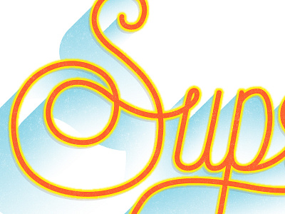 Super Script custom type script. handmade super typography