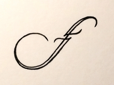 F3 f handletter ink typography