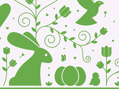 Spring is in the air easter illustrator pen tool spring vector