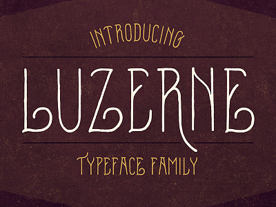 Luzerne Typeface