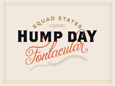 Hump Day Fontacular badge font hump day office wednesday
