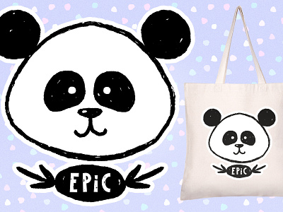 Endangered Panda Int'l Conservation dailylogochallenge design illustration logo