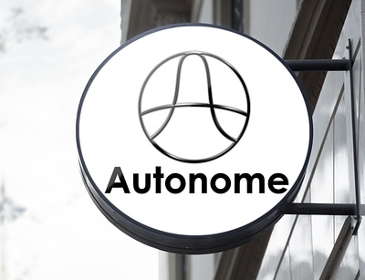 Autonome driverless car logo branding dailylogochallenge graphic design logo