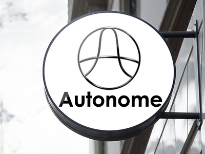 Autonome driverless car logo