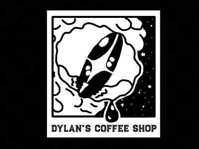 Dylan's Coffee Shop Logo branding dailylogochallenge logo