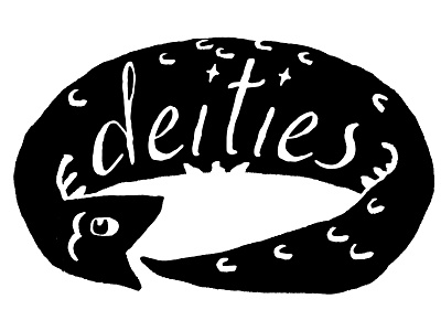 Deities Fashion Logotype, Wordmark dailylogochallenge fashion label graphic design illustration logo