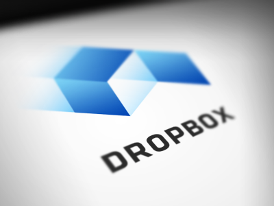 Dropbox Logo blue box dropbox logo