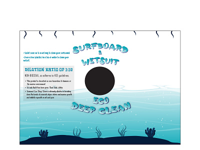 Surfboard Label Design illustration vector