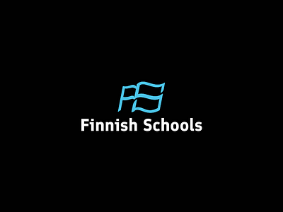 Finnish Schools book finnish flag logo symbol
