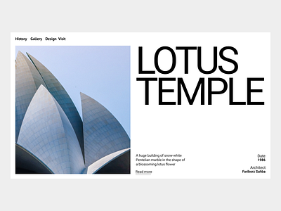 Lotus Temple Website design online shop shop ui web web design website
