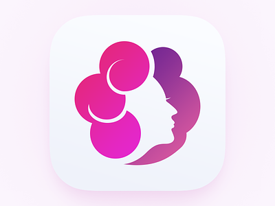 Synchronized woman app beautiful envelope fashion icon invite2 lady purple ui woman