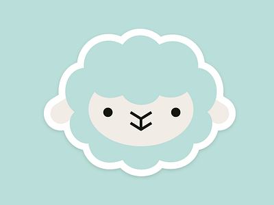 pennyknot sheep friend stickers