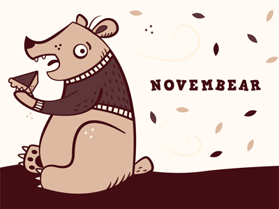 novembear bears novembear pie