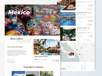 Case Study: Travel Agency Web design branding design graphic design minimal travel agency ui web web design