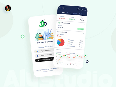 Expense Tracking App android app app design budget app expense tracker figma finance apps ios