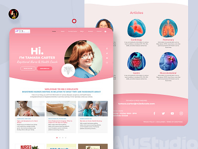 Health Coach | Web UI dailyui design medical website modern design ui uiux