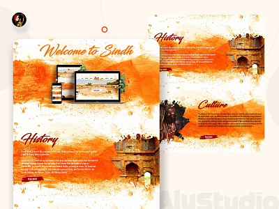 Explore SINDH | Web UI dailyui design modern design pakistan sindh travel website ui uiux