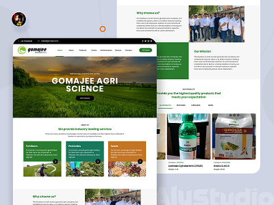 Agri Sciences UI dailyui logo modern design ui uiux
