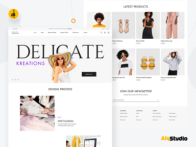 DELCATE KREATION LLC | WEB UI dailyui design modern design uiux