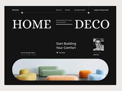 Interior Design Company | UX/UI Website Design