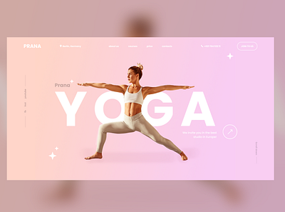 Yoga Company Website animation branding design graphic design illustration logo typography ui ux vector