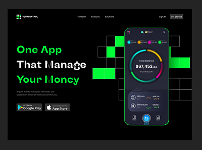 CryptoWallet app branding design graphic design logo typography ui ux vector