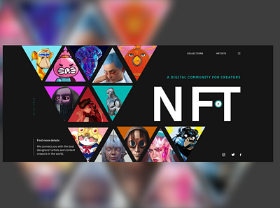 NFT Marketplace animation app branding design graphic design logo ui ux vector