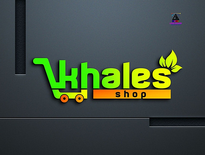 Online Shop Logo 3d branding design flat graphic design illustration logo vector