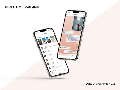 Direct messaging • Daily UI 013 app daily ui challenge dailyui dailyui challenge 013 dailyui013 ios mobile ui ui design