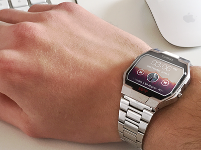 Just a concept concept iwatch music player smartwatch ui design ux design watch wristwatch