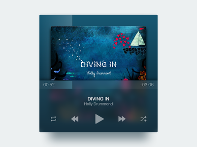 Just For Fun mini player music player ui