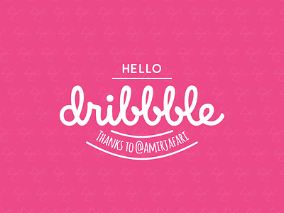 Hello Dribbble dribbble first shot hello thanks