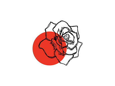 expressing, fear black circle design draw dribbble hessanmadr illustrator line art lineart red redhorn