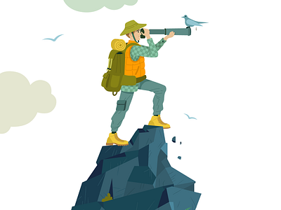 Enguide Evangelists design enguide illustration searching travel