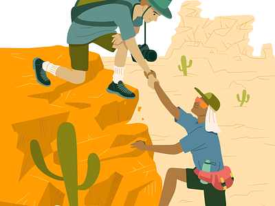 Enguide About page design enguide illustration travel