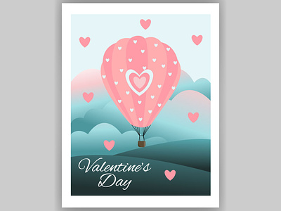 Valentine's day design illustration valentines day vector открытка