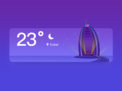 Dubai illustration weather dubai