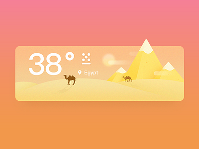 Egypt illustration weather egypt