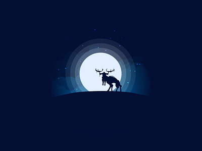 The Ritual illustration minimal moder vector