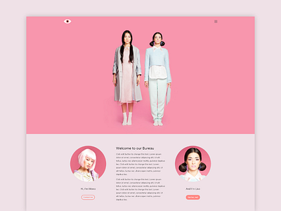Mona/Lisa Bureau Demo agency lisa mona openmarco pink portfolio premium rose theme wordpress