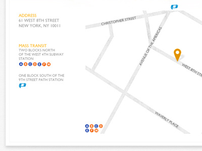 Location infographic location map new york restaurant