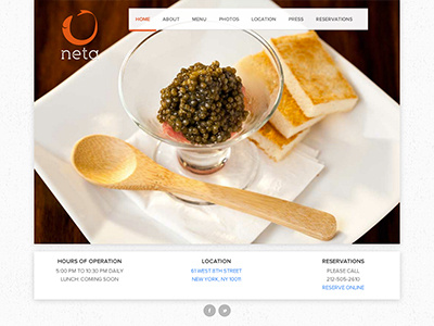LIVE homepage neta sushi