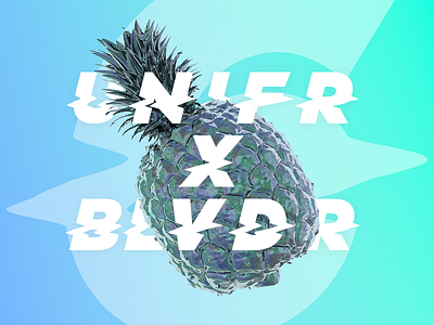 UNIFRxBLVDR 3d chrome pineapple radiant