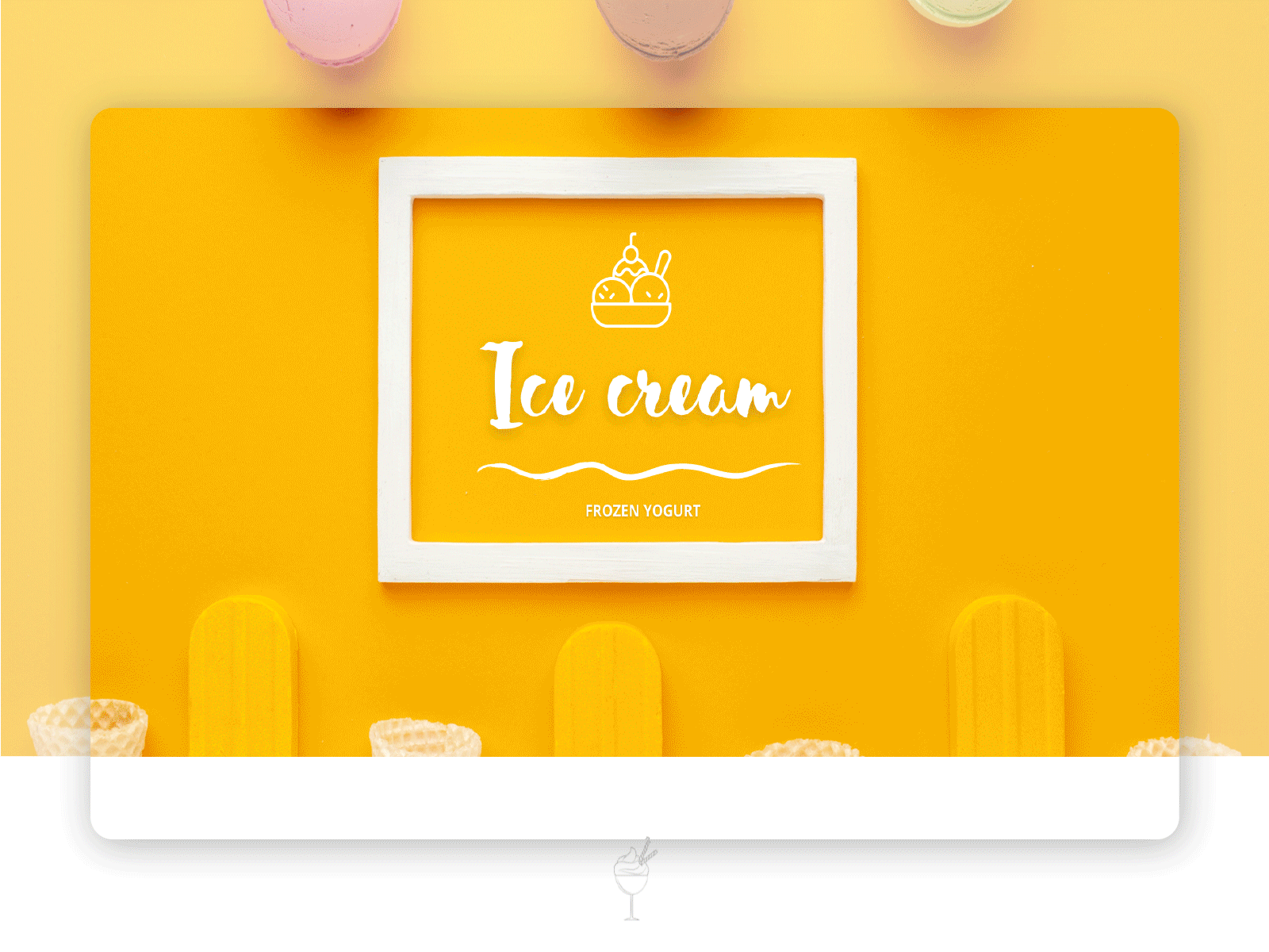 Ice Cream Landing page Magezon by Magezon on Dribbble