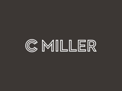 C.C. Miller logo logotype photographer wordmark