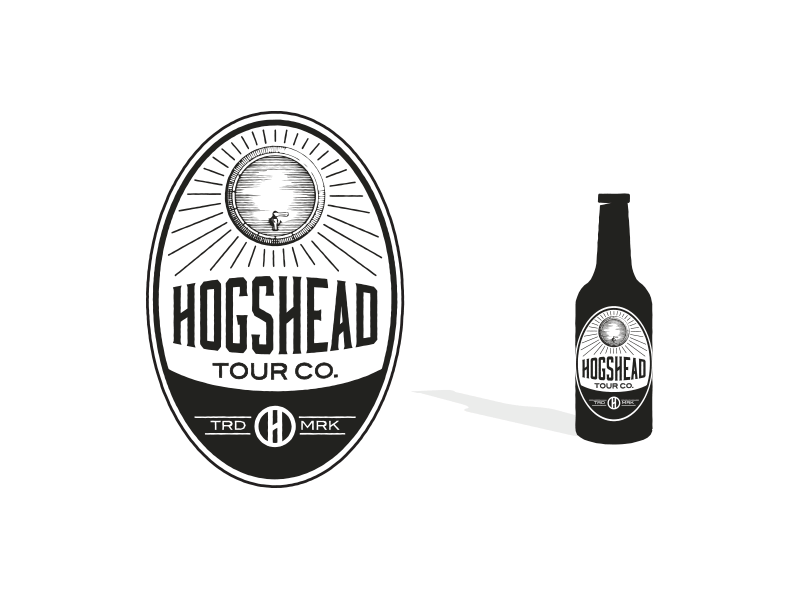 Hogshead RIP beer craftbeer identity logo