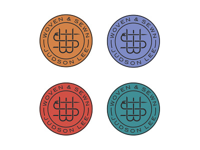 Woven & Sewn casualties badge logo monogram